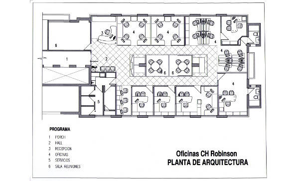 proyecto arquitectura Oficinas - Oficinas CH Robinson 17