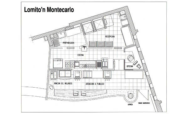 proyecto arquitectura Locales - Lomiton Montecarlo 9